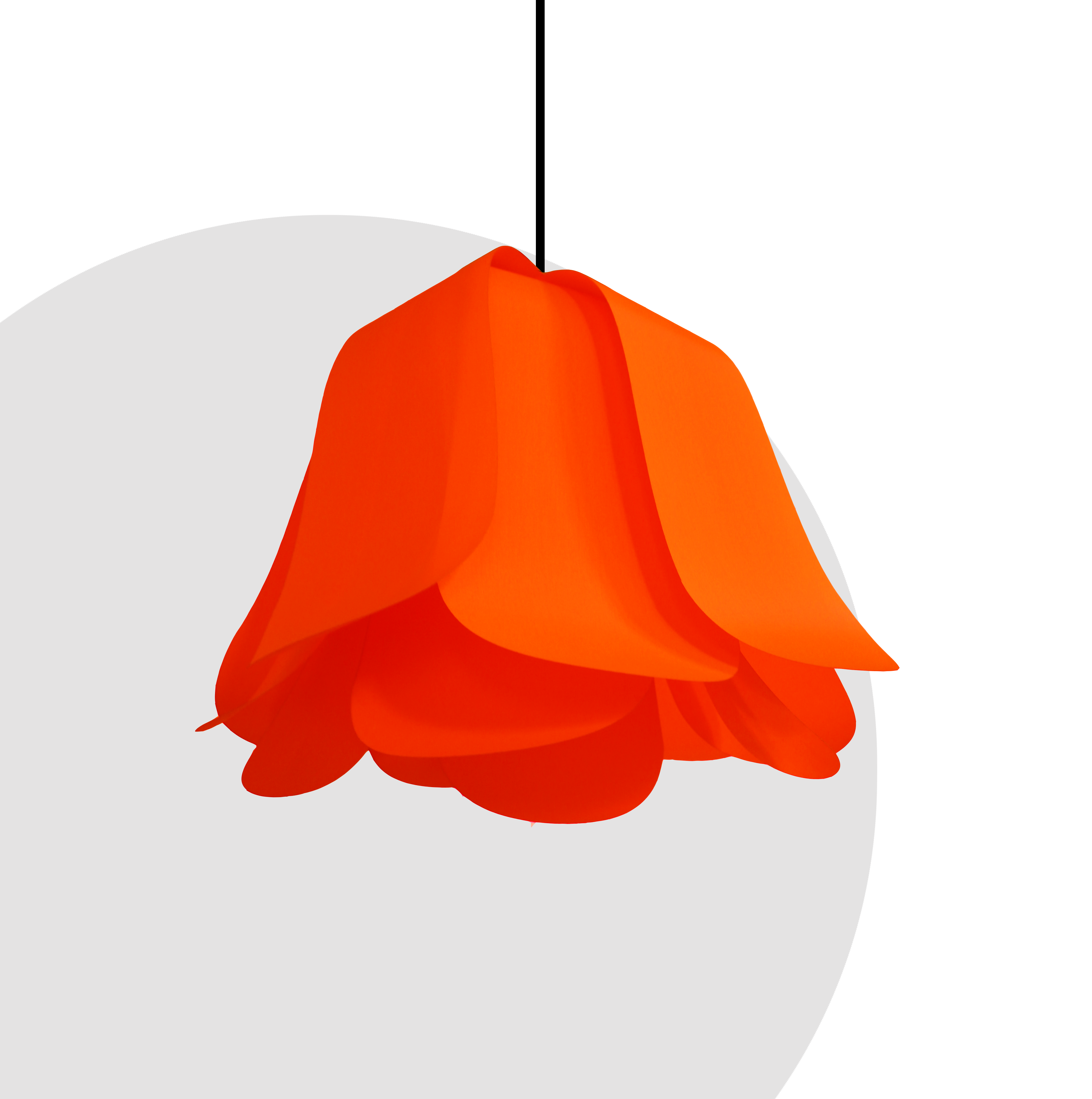 Eco, lampe, suspension, lumineuse éco-responsable, éco-conçue recyclée design, Tulipe, lumière, luminaire, décoration, intérieur, espace