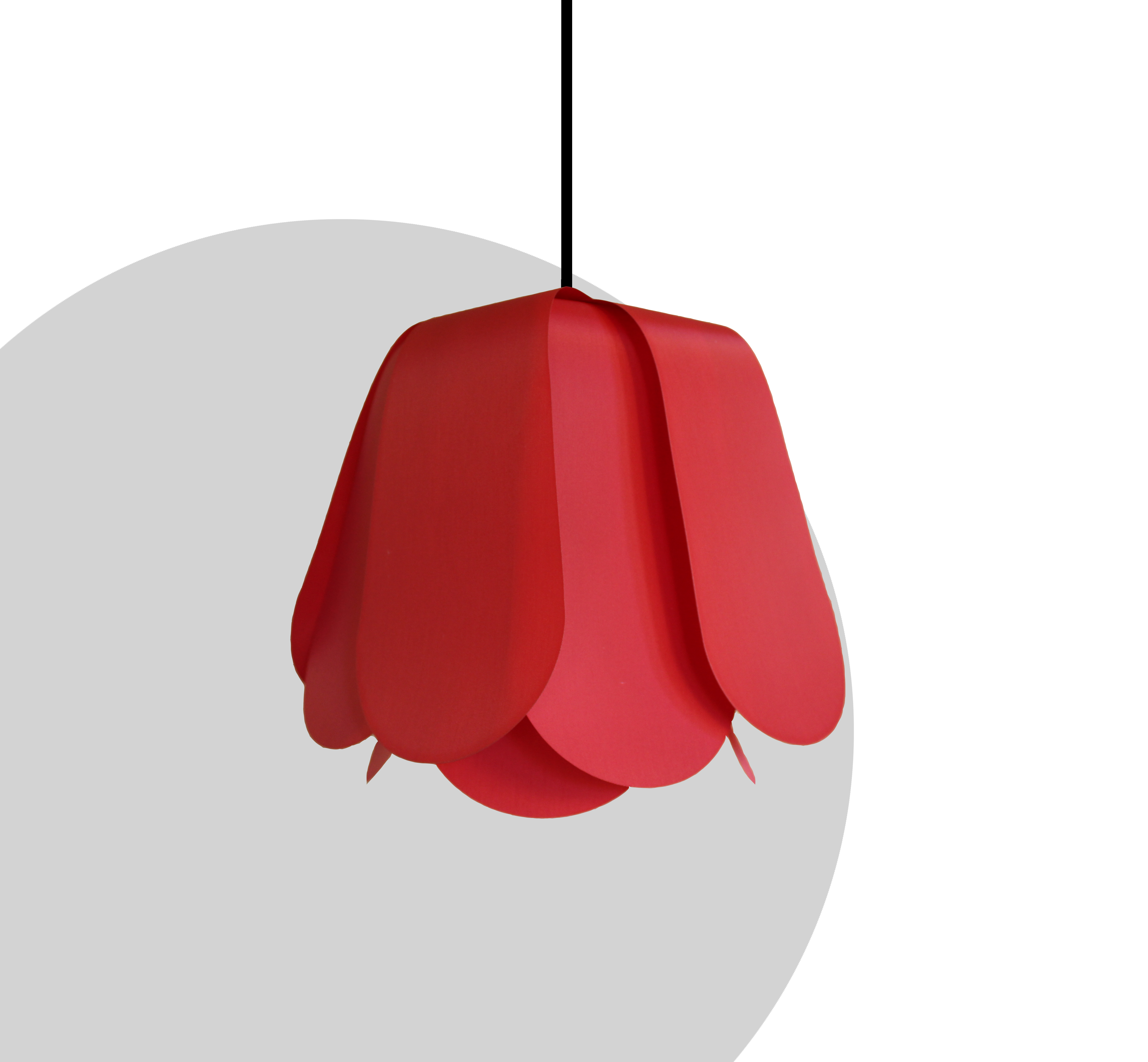 Eco, lampe, suspension, lumineuse éco-responsable, éco-conçue recyclée design, Tulipe, lumière, luminaire, décoration, intérieur, espace