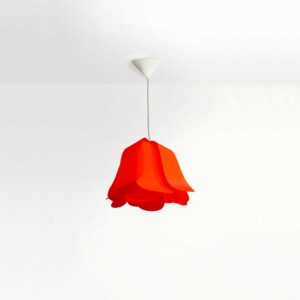 Lampe orange lumière chaleureuse coucher de soleil upcyclé